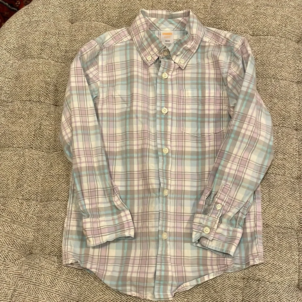 Gymboree button down shirt size 5/6